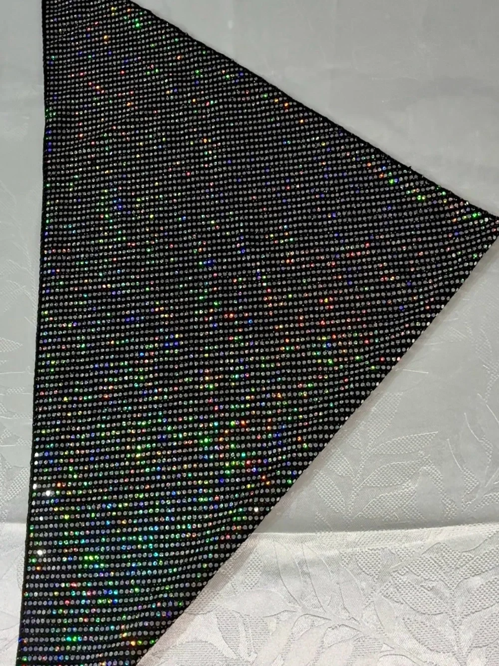 Black Holographic Bandana